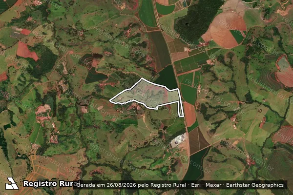 Imagem de satélite de Fazenda Mata dos Lopes - PARTE 1 em São Gotardo - MG