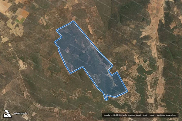 Imagem de satélite de FAZENDA ESPLANADA / FAZENDA ESPLANADA em Sento Sé - BA
