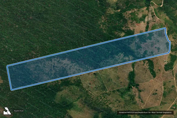 Imagem de satélite de SÍTIO RANCHO VELHO – GLEBA CUPARI / Parte 2