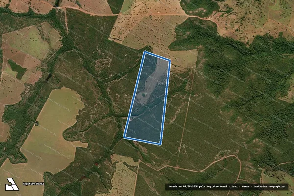Imagem de satélite de Fazenda Campo Dourado VI em Ribeirão Cascalheira - MT