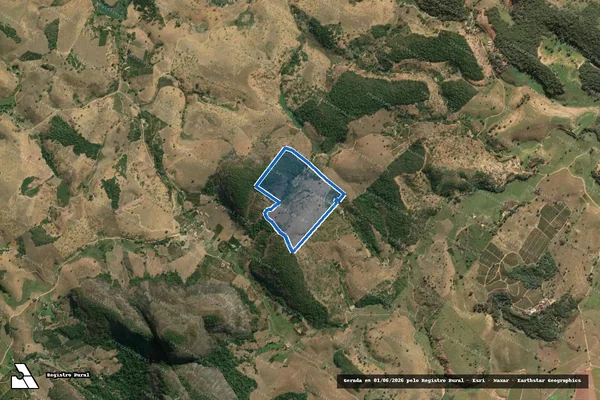 Imagem de satélite de Fazenda Santa Terezinha - Parte 1 em Cachoeiro de Itapemirim - ES