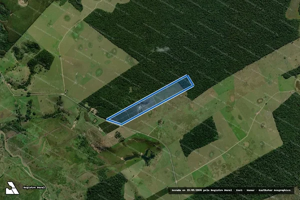 Imagem de satélite de FAZENDA RIACHO DAS PEDRAS - PARCELA 2 em Prado - BA