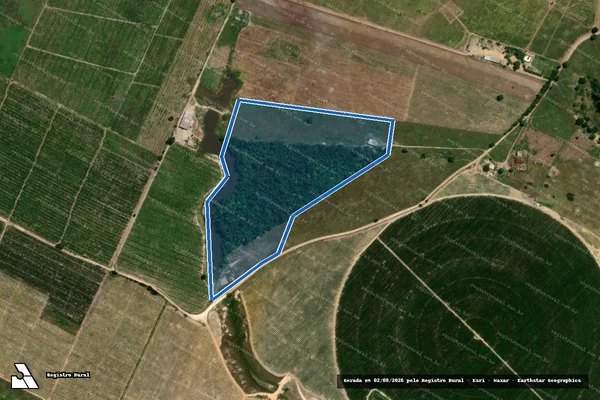 Imagem de satélite de Fazenda Primavera - Gleba José A em Pinheiros - ES