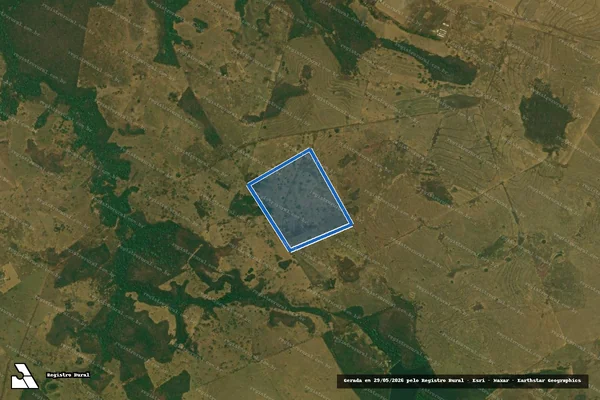 Imagem de satélite de FAZENDA BACURIZAL - DESMEMBRADA em Camapuã - MS
