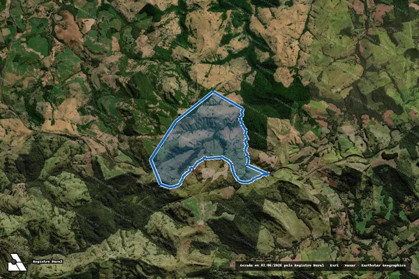 Imagem de satélite de Fazenda Dois Irmãos - Única em Laranjeiras do Sul - PR