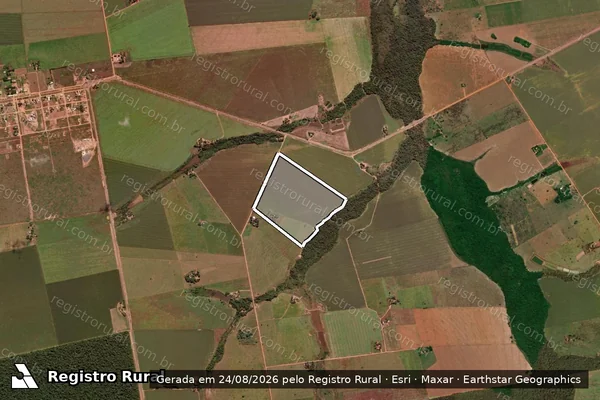 Imagem de satélite de Lote 35 ? Projeto de Assentamento Pontal do Marape - LOTE 035 em Nova Mutum - MT
