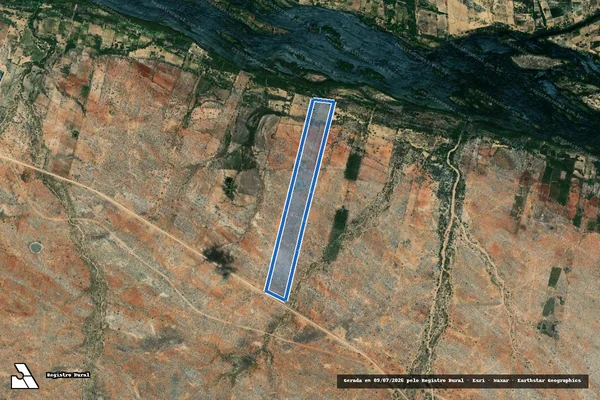 Imagem de satélite de Parcela 01 - Fazenda Riacho - Parte 1 em Abaré - BA