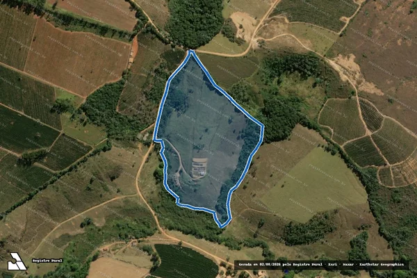 Imagem de satélite de Fazenda Serra, lugar Mata - Parte 1 em Capitólio - MG