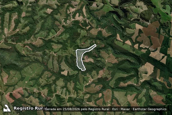 Imagem de satélite de P.A. CRICIÚMA Lote 28 - Lote 28 A em Reserva - PR