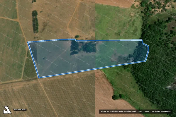 Imagem de satélite de FAZENDA TIJUQUEIRO - PARCELA 3 em Morrinhos - GO