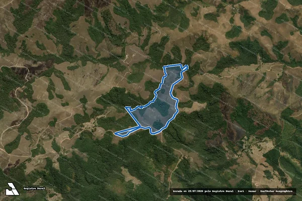 Imagem de satélite de CASTELO, PEDRAS, RANCHINHO E CAÇADOR - Parte 2 em Cunha - SP