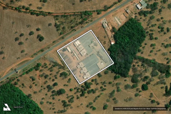 Imagem de satélite de FAZENDA MILHO INTEIRO - PARTE 5 em Caldazinha - GO