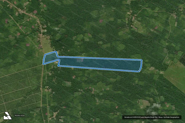 Imagem de satélite de FAZENDA BRAÇO GRANDE - Parcela 2 em Moju - PA