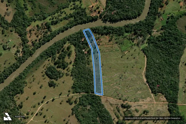 Imagem de satélite de FAZENDA GROTÃO - DESMEMBRADA em Terenos - MS