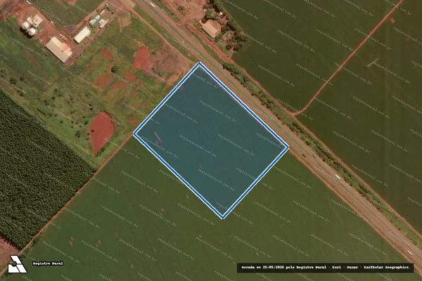 Imagem de satélite de Fazenda Gabrielle – Quinhão B em São Gabriel do Oeste - MS