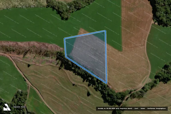 Imagem de satélite de Imóvel Smiderle da Fazenda Independência - PARTE 01 em Vitorino - PR