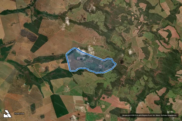 Imagem de satélite de FAZENDA NOSSA SENHORA APARECIDA - FAZENDA NOSSA SENHORA APARECIDA em Rio Verde - GO
