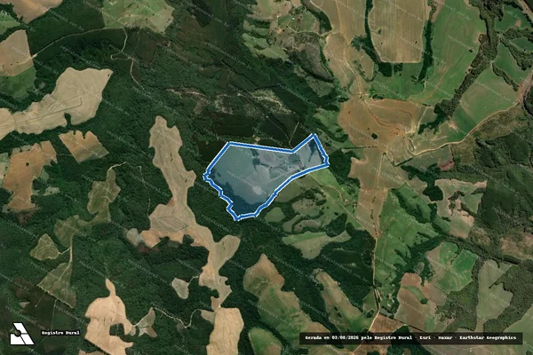 Imagem de satélite de SÍTIO SÃO BENTO - SÍTIO SÃO BENTO em Ventania - PR