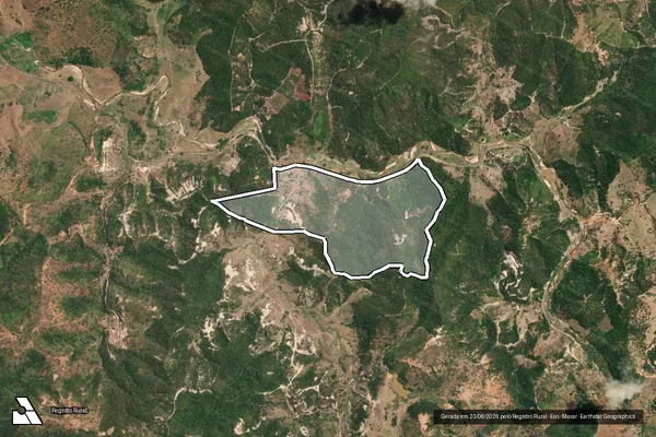 Imagem de satélite de FAZENDA FILADELFIA - Parte 1 em Campanário - MG