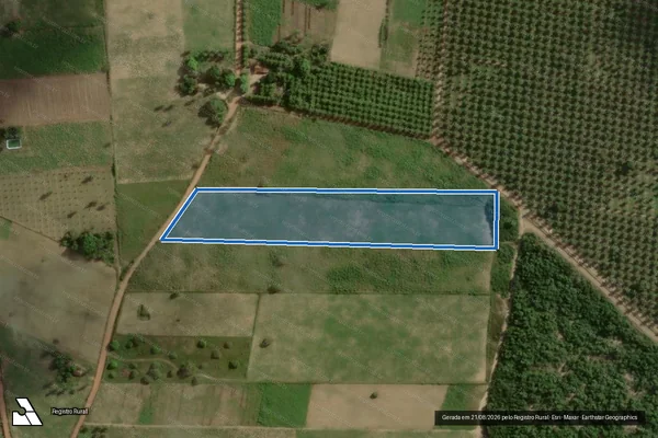 Imagem de satélite de Projeto de Assentamento Gonçalo Soares ? LOTE 2 - Parte 1 em São José de Mipibu - RN