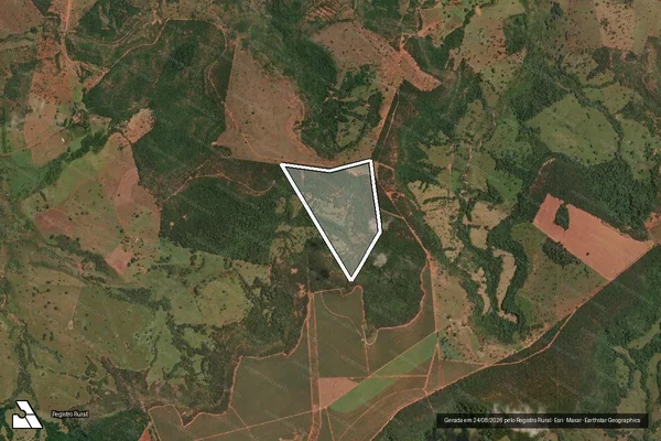 Imagem de satélite de Fazenda São José da Boa Vista ?Furna Rica? - Parte 1 em Campina Verde - MG