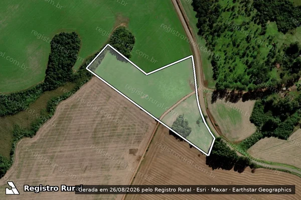 Imagem de satélite de Fazenda Primavera - Parte 1 em Campo Erê - SC