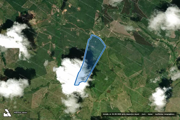 Imagem de satélite de FAZENDA SESMARIA - Parcela 1 em Itanagra - BA