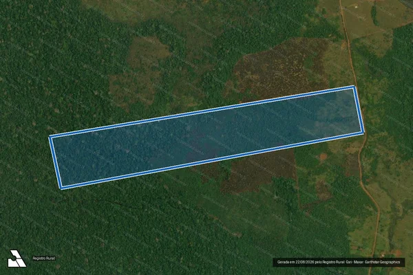 Imagem de satélite de LOTE 102 - P.A ACARI - GLEBA ACARI - SETOR RODOVIA AM-174 / LOTE 102 - P.A ACARI - GLEBA ACARI - SETOR RODOVIA AM-174