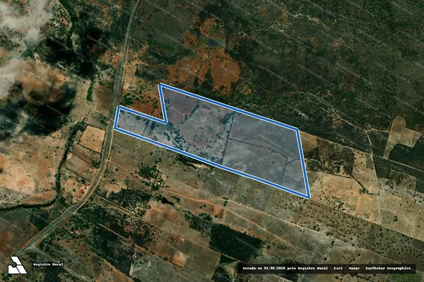 Imagem de satélite de Fazenda PADRE CÍCERO - Parte 2 em Serra Caiada - RN