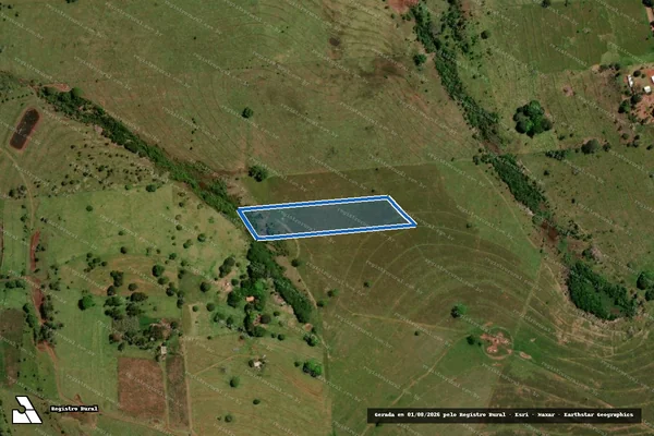 Imagem de satélite de Fazenda Córrego da Anta - Parcela 2 - GLEBA 18 em Jaraguari - MS