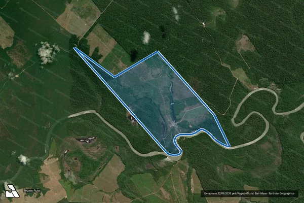 Imagem de satélite de FAZENDA MARINA - Parte 1 em Ipixuna do Pará - PA