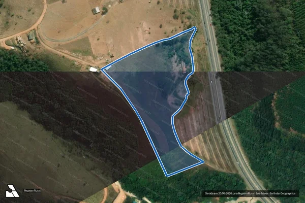 Imagem de satélite de Chácara José Maria 01 - Parte 1 em São José dos Campos - SP