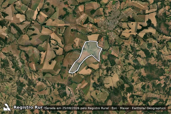 Imagem de satélite de Fazenda Recanto - Parcela 1 em Ipameri - GO