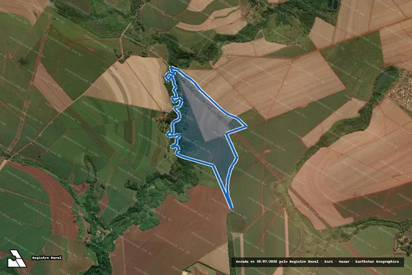 Imagem de satélite de Fazenda Cachoeira - Gleba 6 em Piracicaba - SP