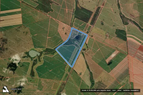 Imagem de satélite de FAZENDA LÉO PAULO - FAZENDA LÉO PAULO 2 em Itapura - SP
