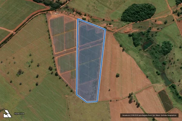 Imagem de satélite de FAZENDA AMPARO OU DESAMPARO - GLEBA B - Gleba B em Araguari - MG