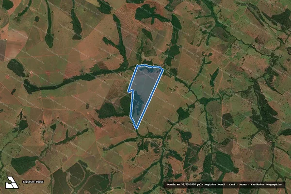 Imagem de satélite de FAZENDA IBIRAKAMBY em Aparecida do Taboado - MS