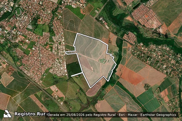 Imagem de satélite de FAZENDA SANTO ANTONIO em Catanduva - SP
