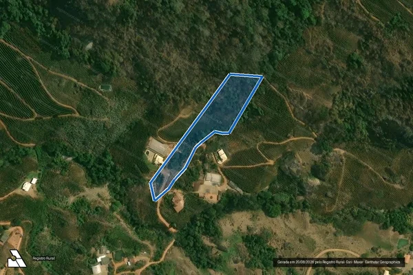 Imagem de satélite de Fazenda Ribeirao do Costa - Parte 5 - Desm M-1748-2334-2416 em Afonso Cláudio - ES
