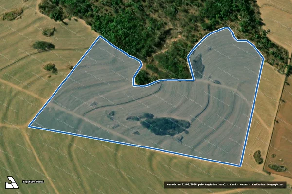 Imagem de satélite de Fazenda São Miguel ? Glebas AI, AII e AIII - Parte 3 em Itobi - SP