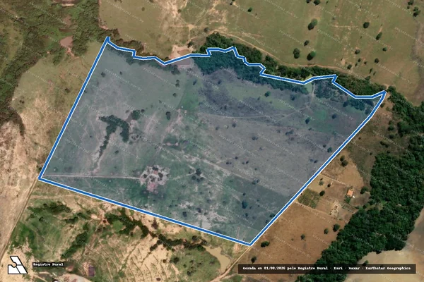 Imagem de satélite de Fazenda Angico ? Gleba 18 - Parcela 3 em Padre Bernardo - GO