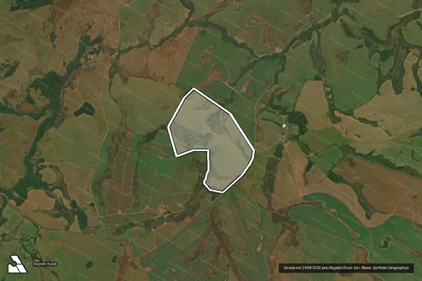 Imagem de satélite de Fazenda da Dependura - Parte 1 em Vacaria - RS