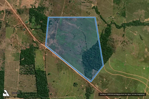 Imagem de satélite de LOTE 02 - GLEBA LOTES 26, 27 E 28, GLEBA CORUMBIARA - SETOR 02 - Parcela 1 em Espigão D'Oeste - RO