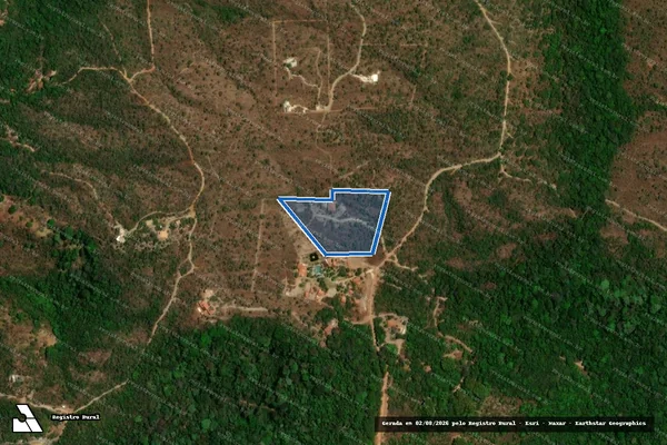 Imagem de satélite de FAZENDA LAVRAS DO ABADE - Gleba 08 em Pirenópolis - GO