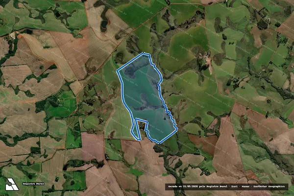 Imagem de satélite de Agropecuária Librelotto - Gleba A - Caneleira em Tupanciretã - RS