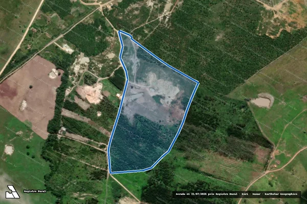 Imagem de satélite de FAZENDA ALDEIA - Gleba 01 em Itabaianinha - SE