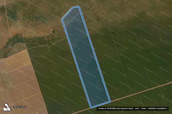 Imagem de satélite de Fazenda Estrondo - Lote 64A - Fazenda Estrondo - Lote 64A em Formosa do Rio Preto - BA