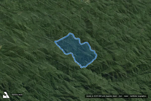 Imagem de satélite de Fazenda Carmo Velho ou Carmo das Rosas - Parte Unica em Iporanga - SP
