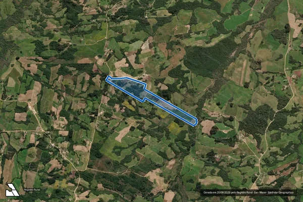 Imagem de satélite de sem denominação - Parcela 1 em São Lourenço do Sul - RS