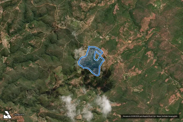 Imagem de satélite de FAZENDA ROCINHA - Parte 1 em Minas Novas - MG